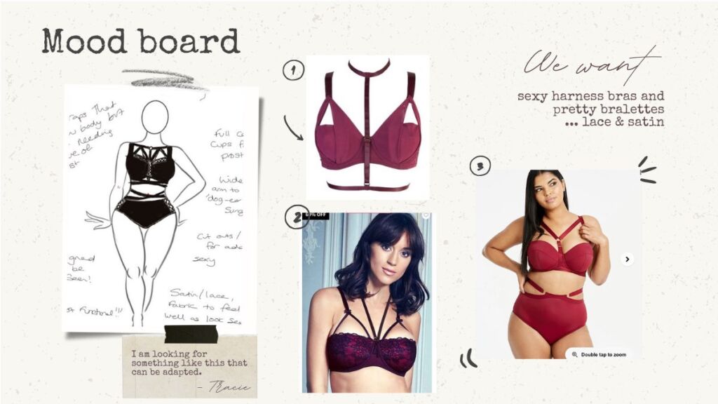 what young breast cancer surivivors want from their post-surgery bras-sexy harness style-luxurious fabrics-satin and lace